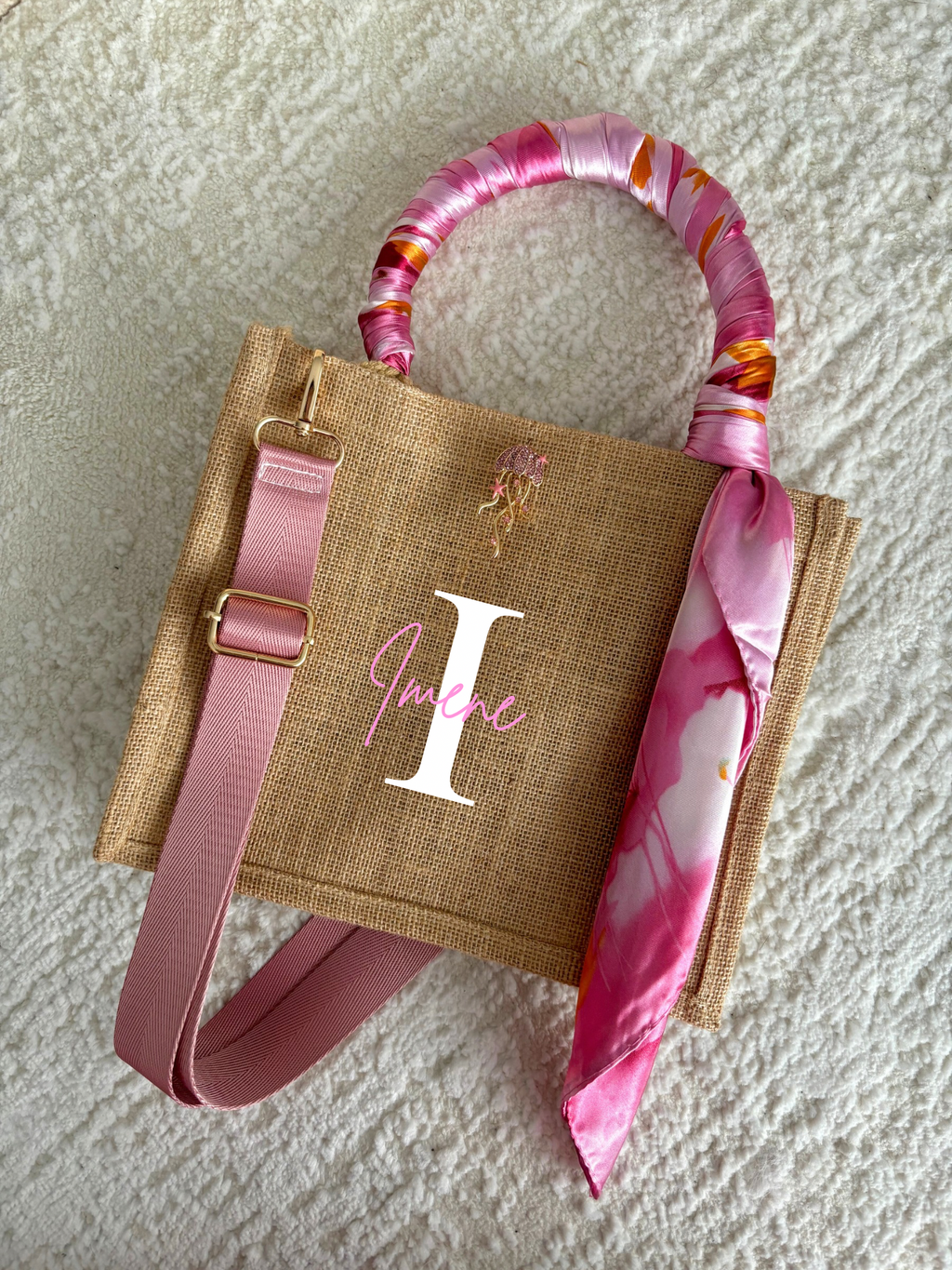 Sac en jute Hibiscus