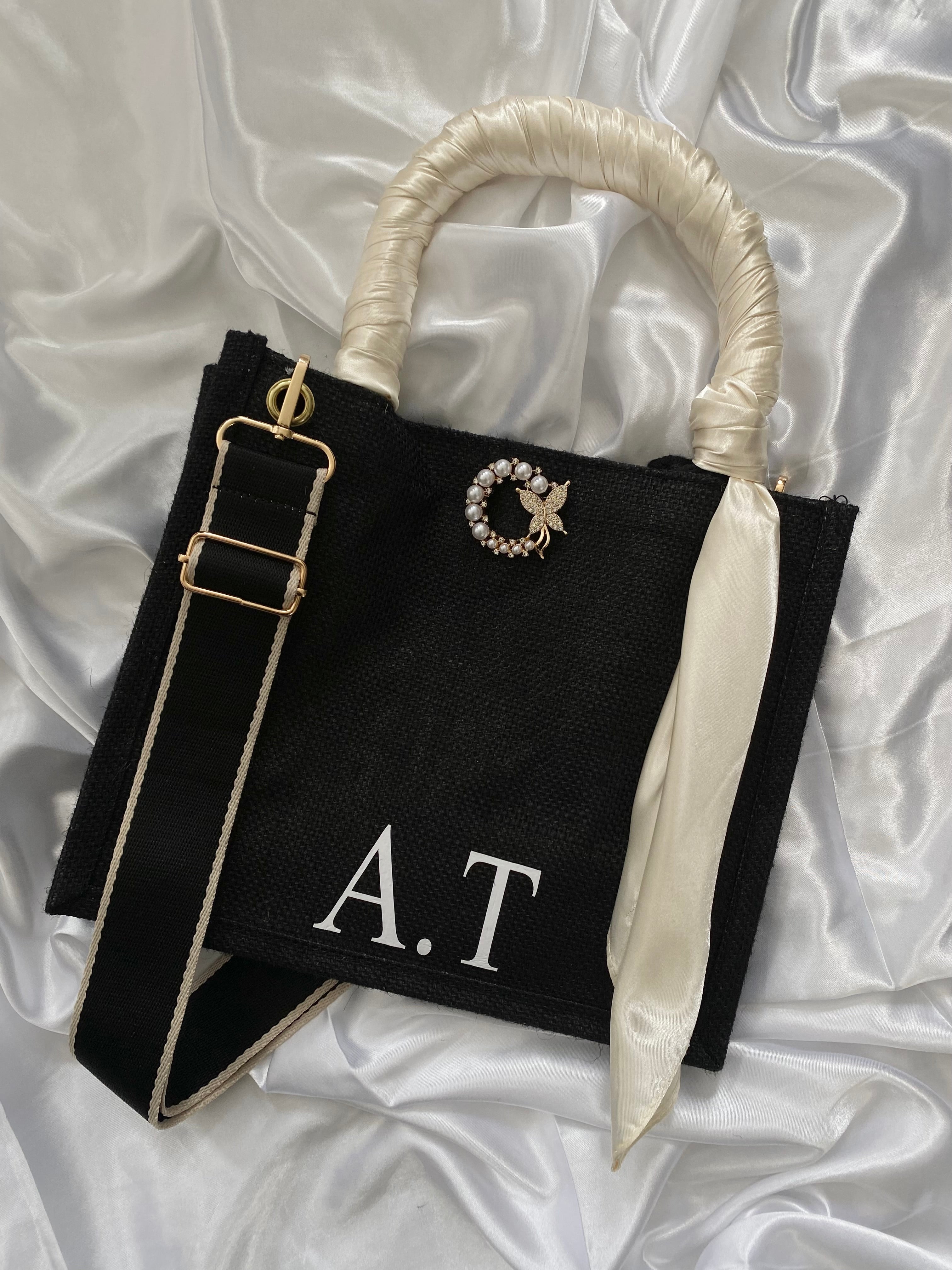 Sac en jute noir
