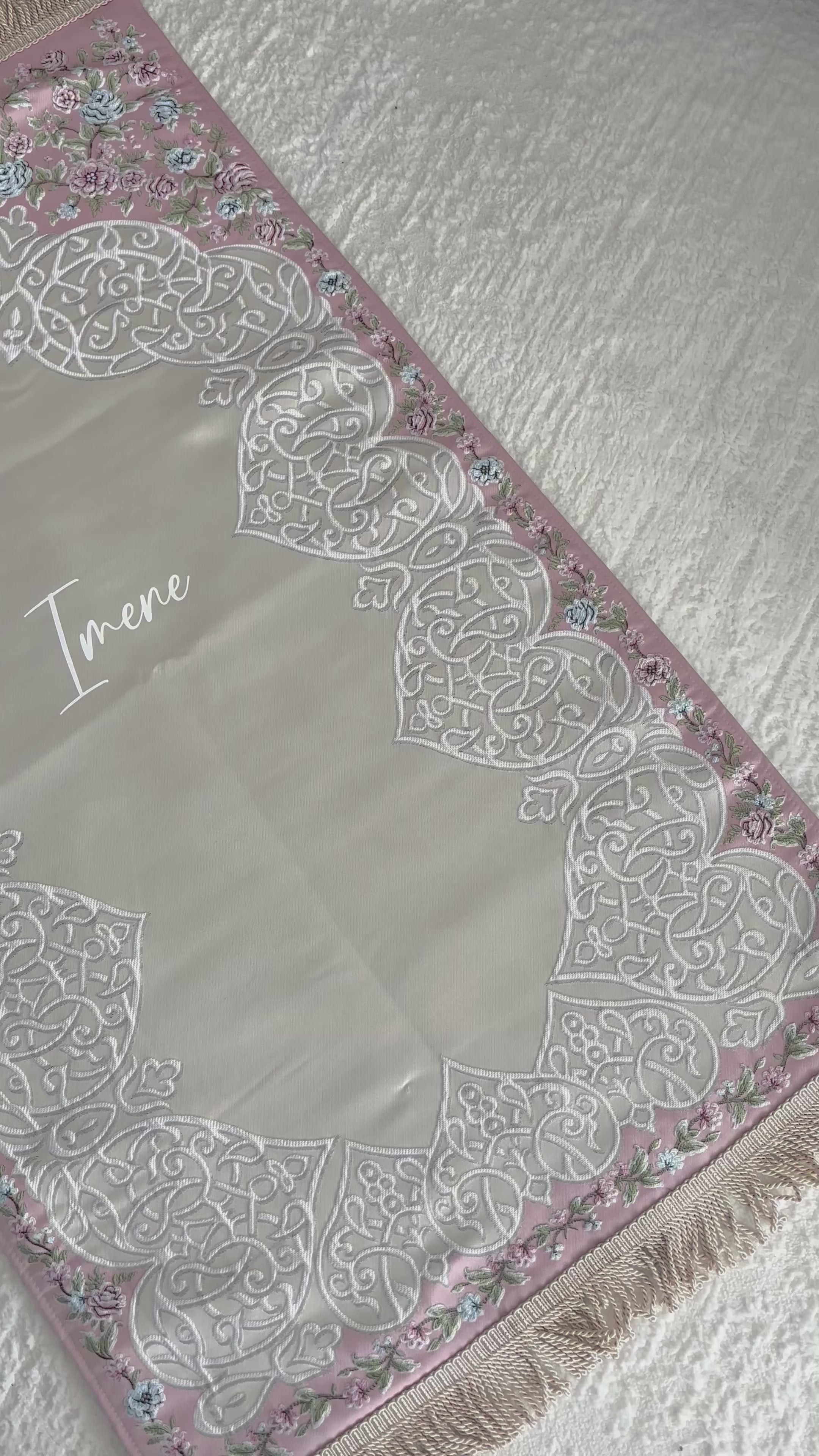 Garden tapis rose